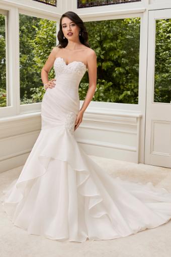 Dramatic Strapless Organza Wedding Dress Janelle $2 thumbnail