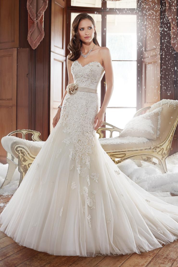 Exquisite Strapless Corset Wedding Gown Jillian