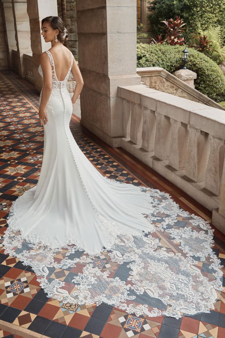 Fit and Flare Wedding Gown with Unique Grand Train Ramona #$0 default picture