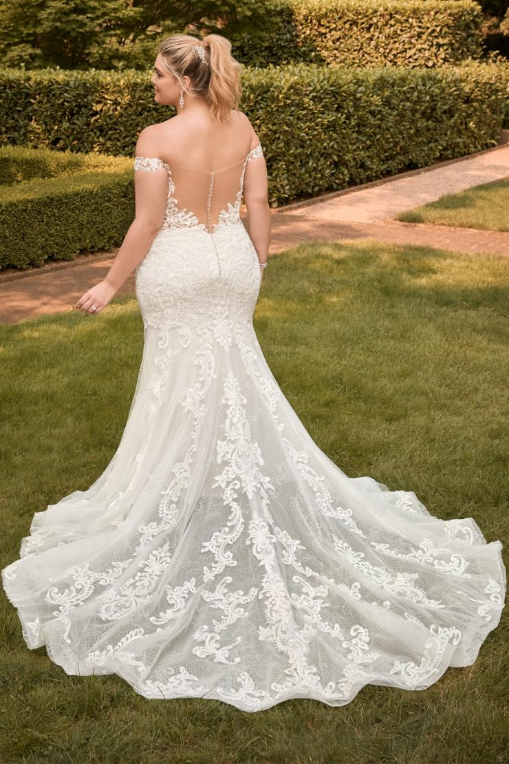 Elegant Wedding Dress with Sexy Illusion Back Leilani #$5 picture