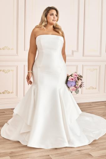 Modern Elegant Mikado Wedding Dress Gisele $4 thumbnail