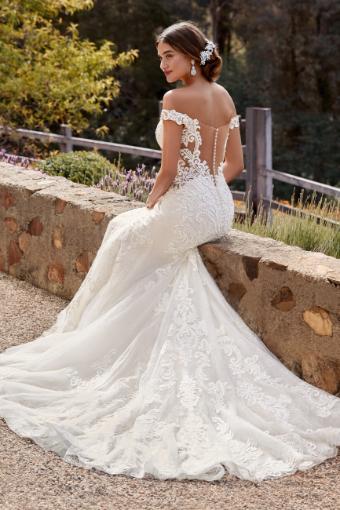 Elegant Wedding Dress with Sexy Illusion Back Leilani $4 thumbnail