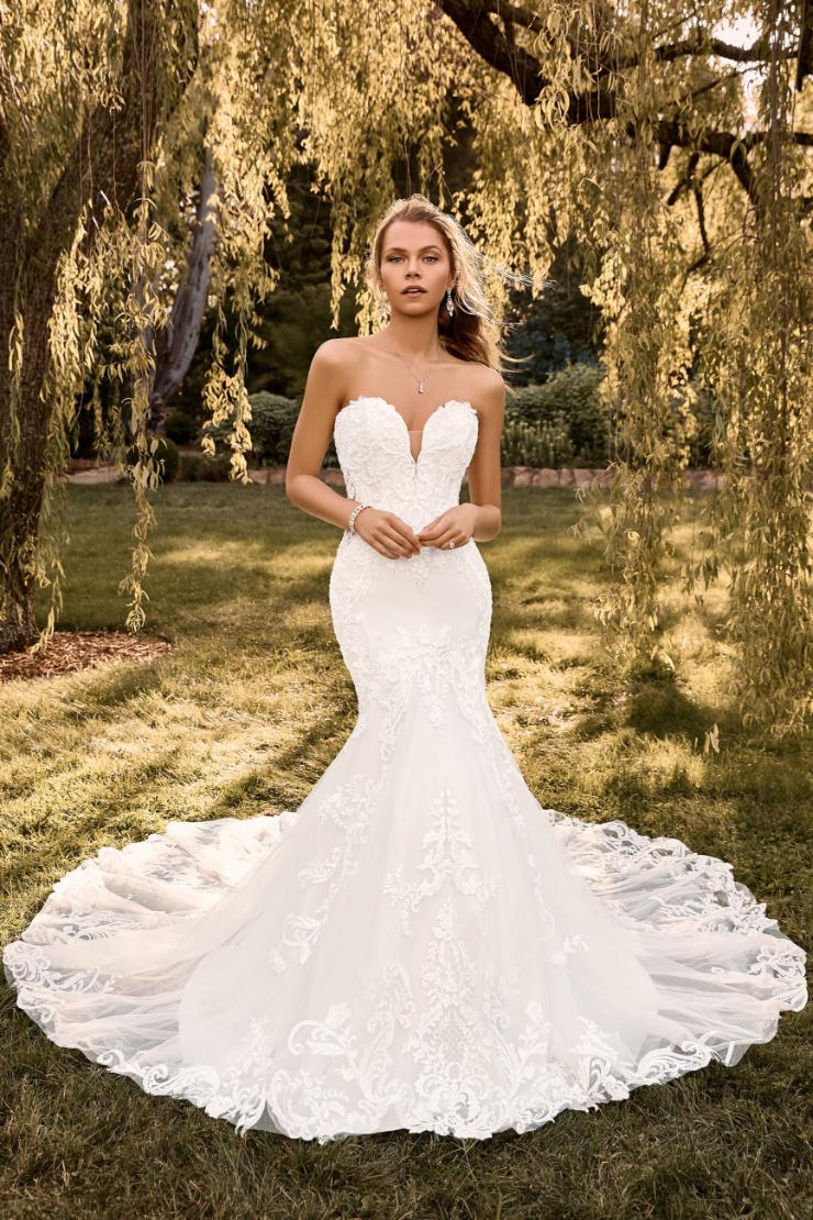 Incredible Textured Mermaid Wedding Dress Orianna