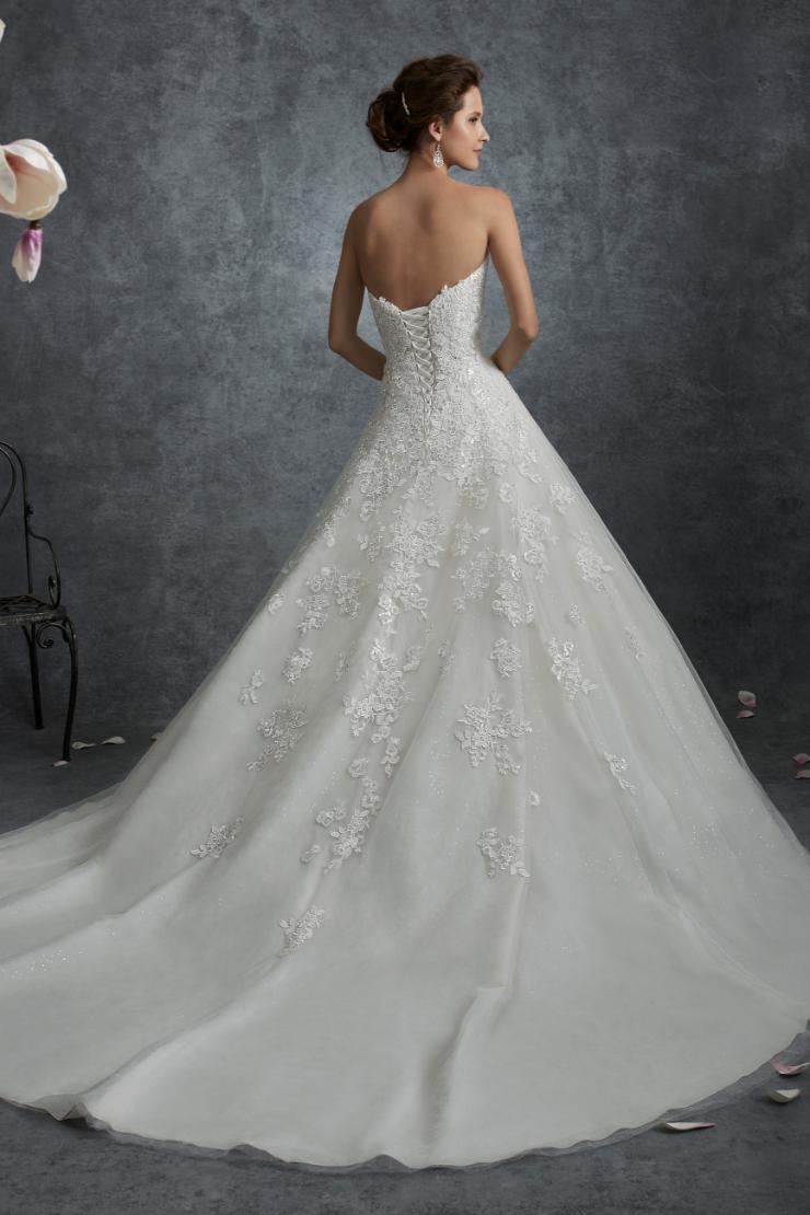 Angelic A-Line Wedding Gown with Cascading Lace Orion #$5 picture