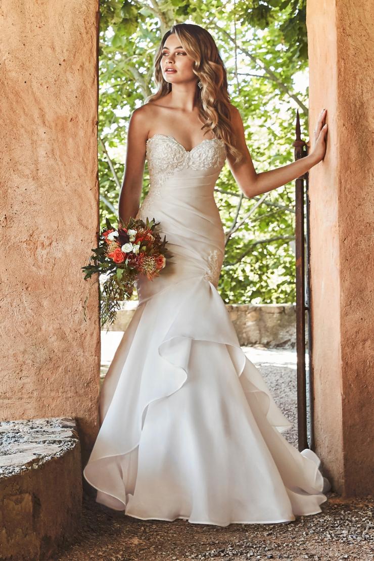 Dramatic Strapless Organza Wedding Dress Janelle Thumbnail Image