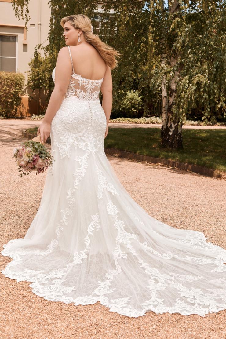 Sexy Lace Wedding Dress with Sheer Train Tamara #$1 picture