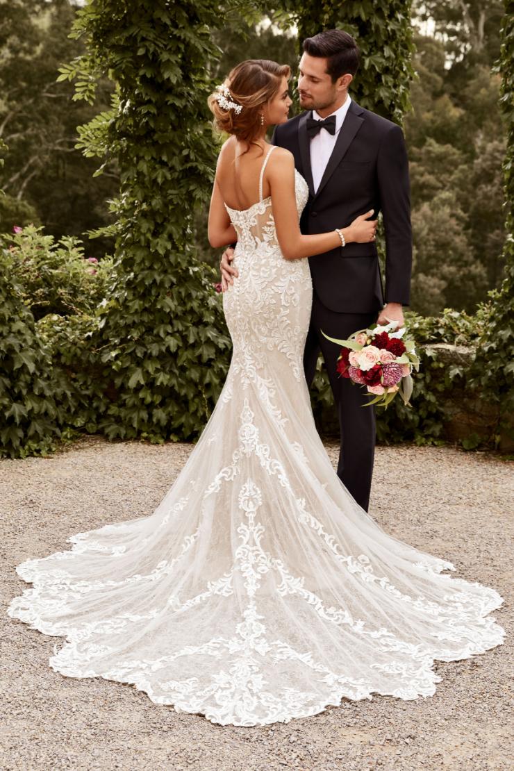 Sexy Lace Wedding Dress with Sheer Train Tamara #$0 default picture