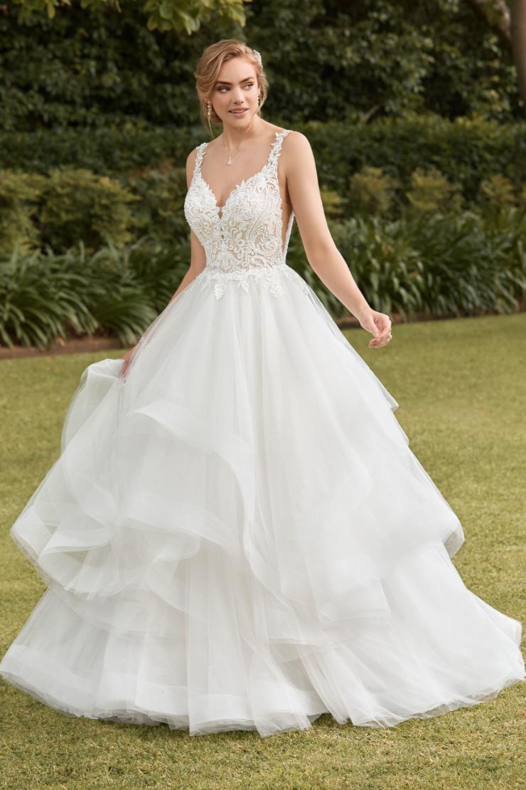 Shimmery Ballgown with Beaded Bodice Ashton