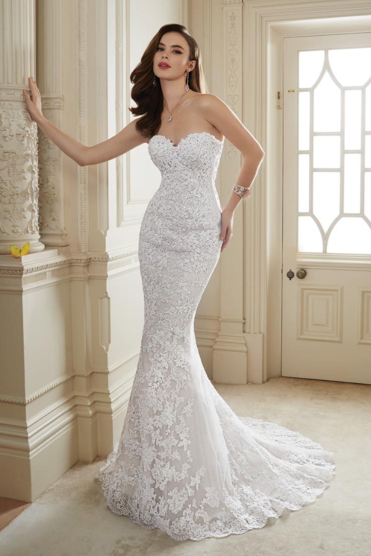 Incredible Two-Piece Wedding Dress with Detachable Train Maeve #$1 picture