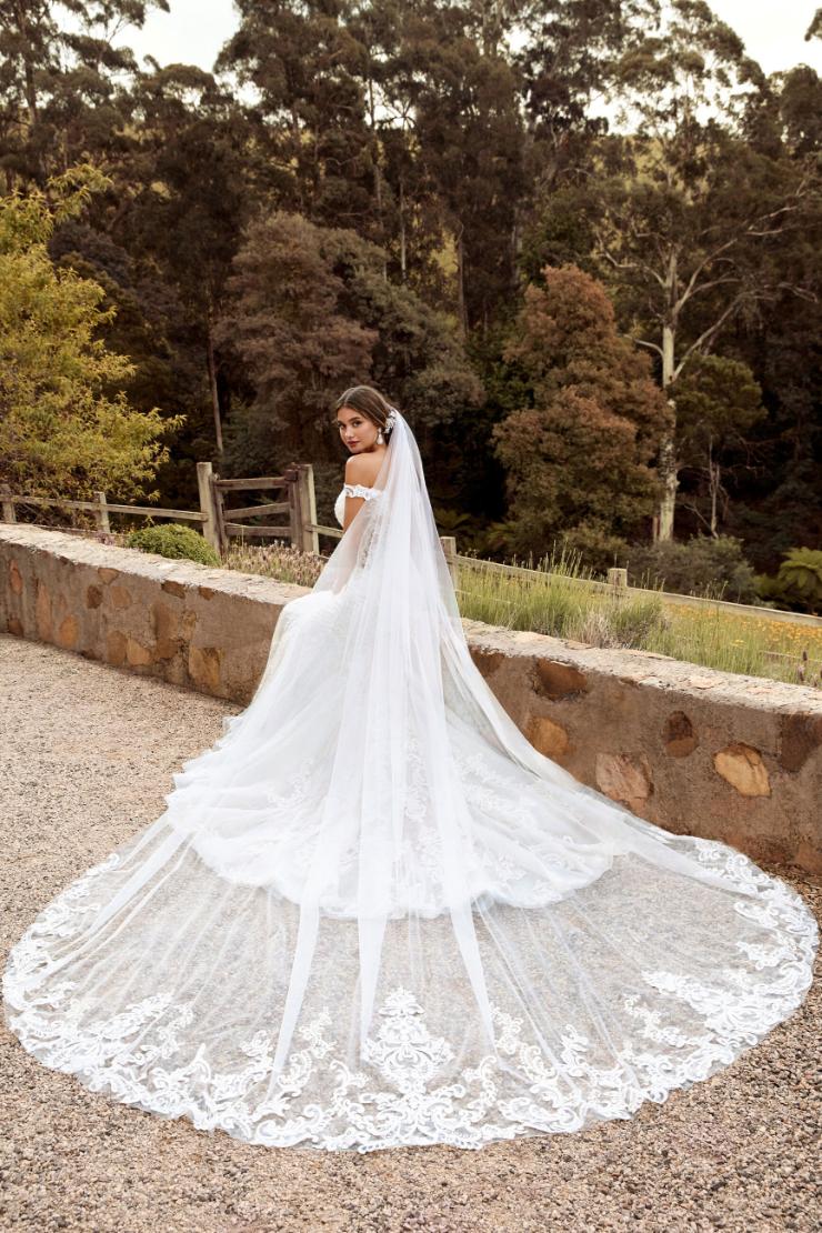 Breathtaking Veil with Lace Edge Thumbnail Image