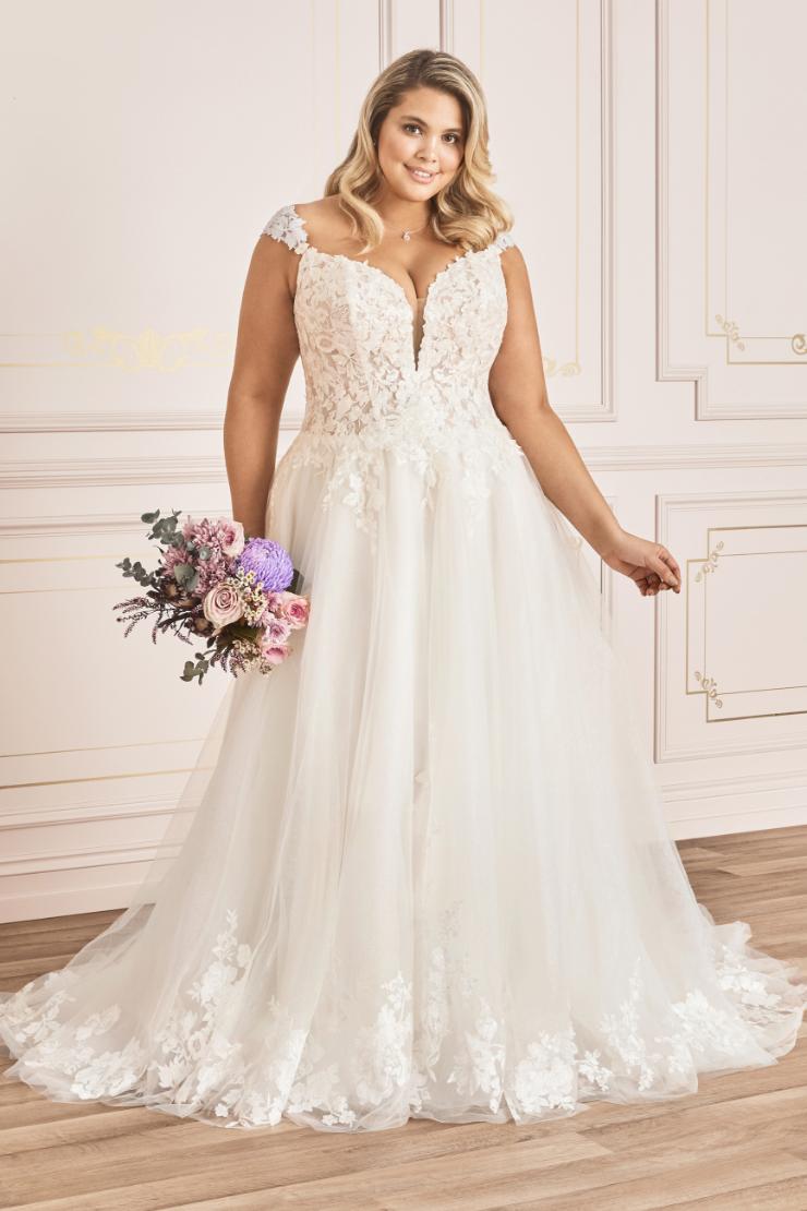 Sparkling Romantic A-Line Wedding Dress Alannah #$5 picture