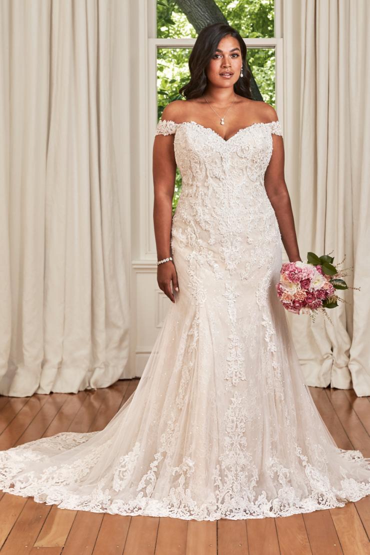 Timeless Fit and Flare Lace Wedding Gown Kacey Thumbnail Image