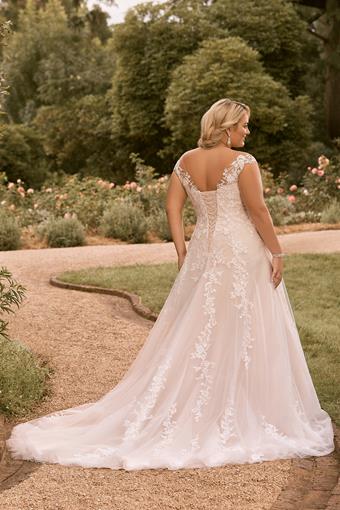 Plus Size Wedding Dress with Corset Back Kensley $1 default backface vertical thumbnail