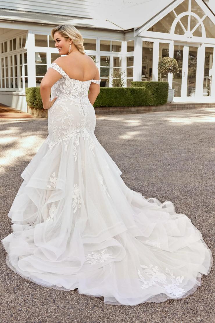 Sexy Off-Shoulder Mermaid Wedding Dress Indiana #$6 picture