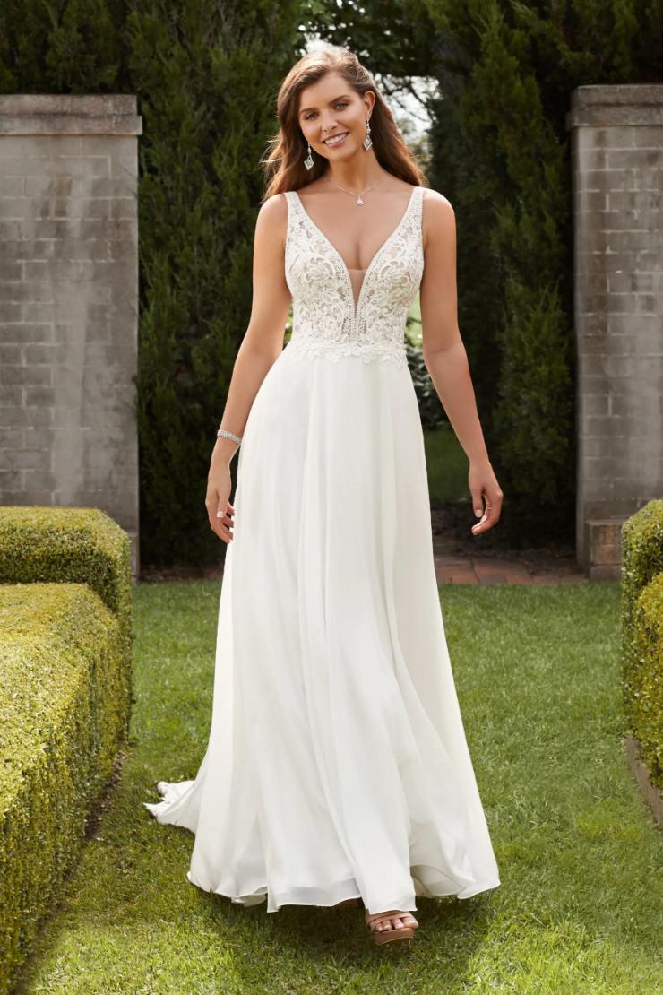 Chiffon Wedding Dress with Lace Bodice Claudia #$0 default picture