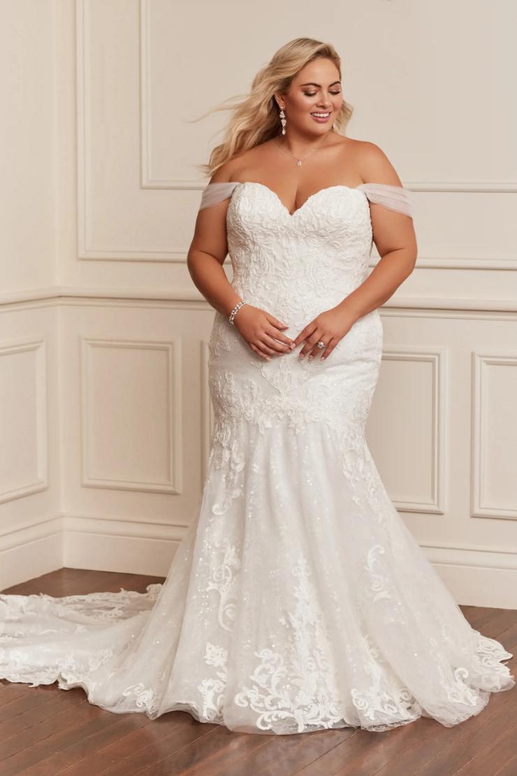 Flattering Wedding Dress with Lace Details Harley Thumbnail Image