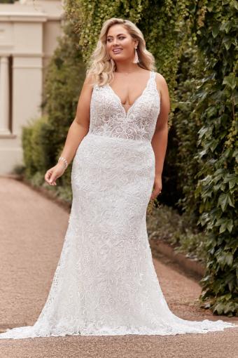 Unique Lace Fit and Flare Wedding Dress Frankie $0 default thumbnail