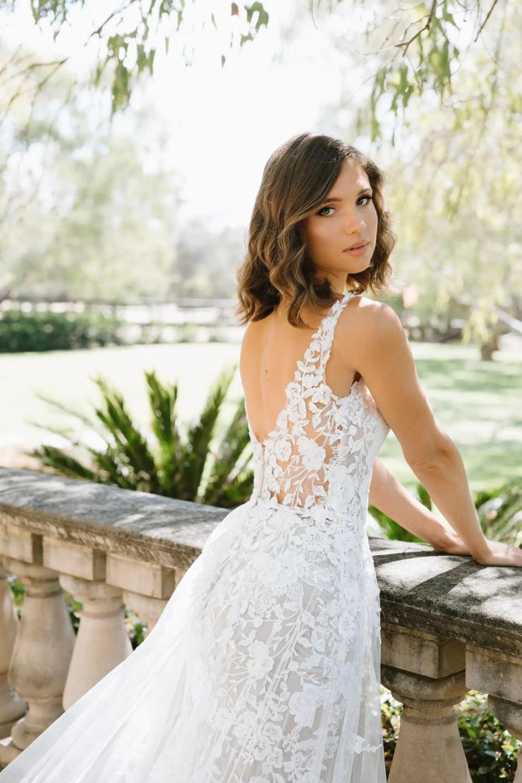 Boho-Inspired Wedding Gown with Cotton Lace Finley #$14 picture