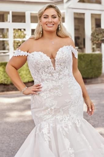 Sexy Off-Shoulder Mermaid Wedding Dress Indiana $5 thumbnail