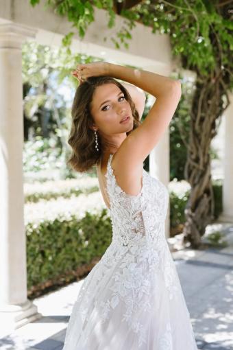 Classic Floral Lace A-Line Wedding Gown Liliana $10 thumbnail