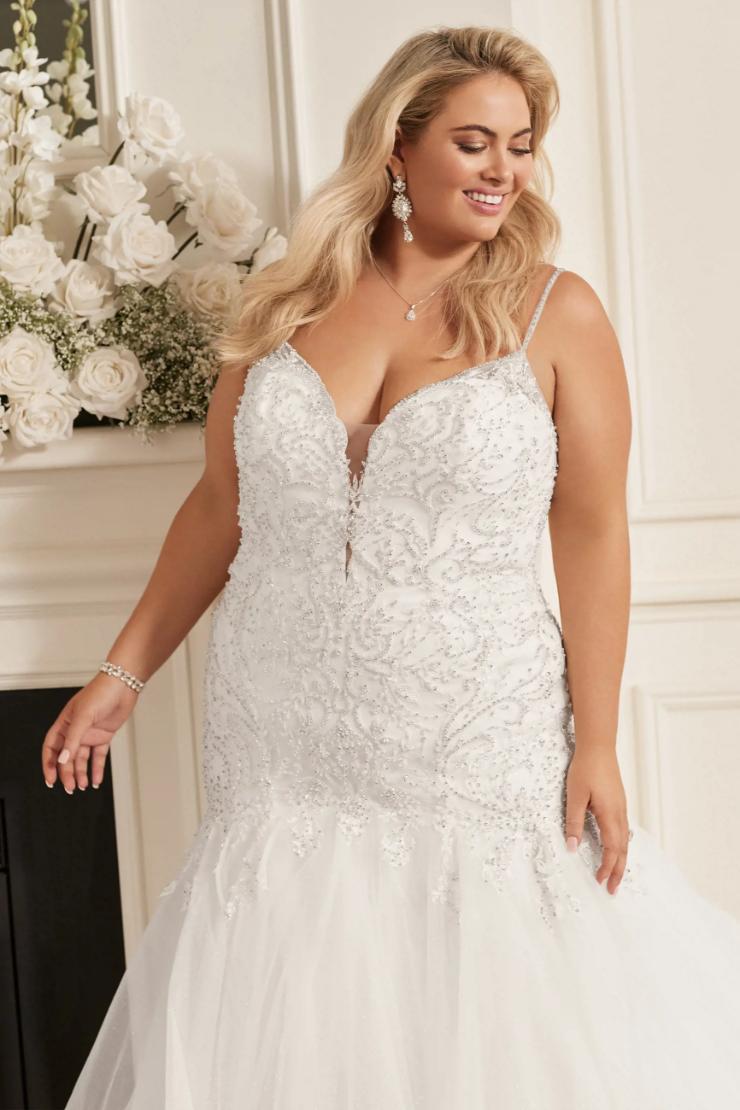 Beaded Wedding Dress with Sparkle Carina