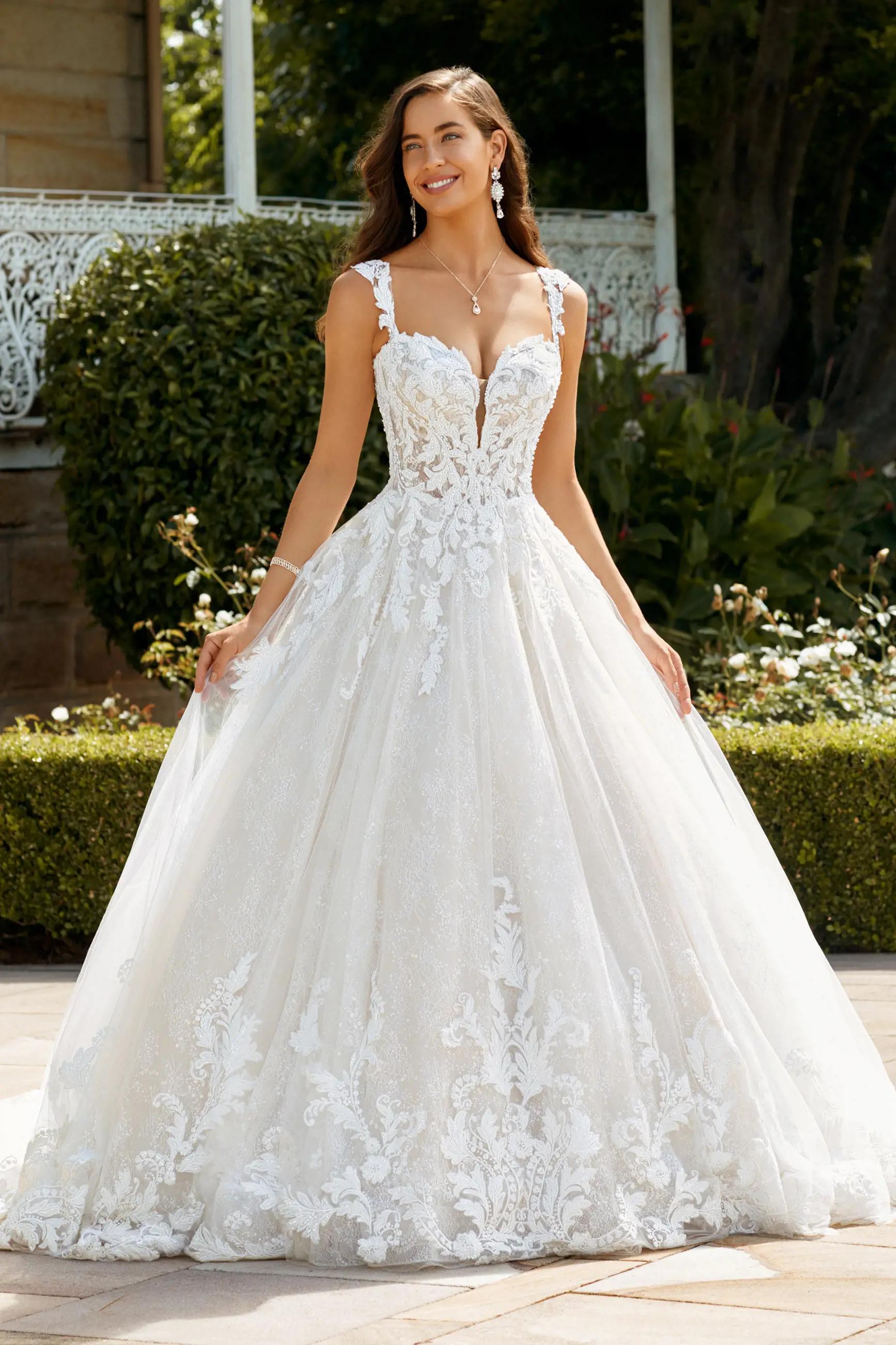 Romantic Sweetheart-Neckline Lace Ballgown Milana $1 autoplay mute thumbnail