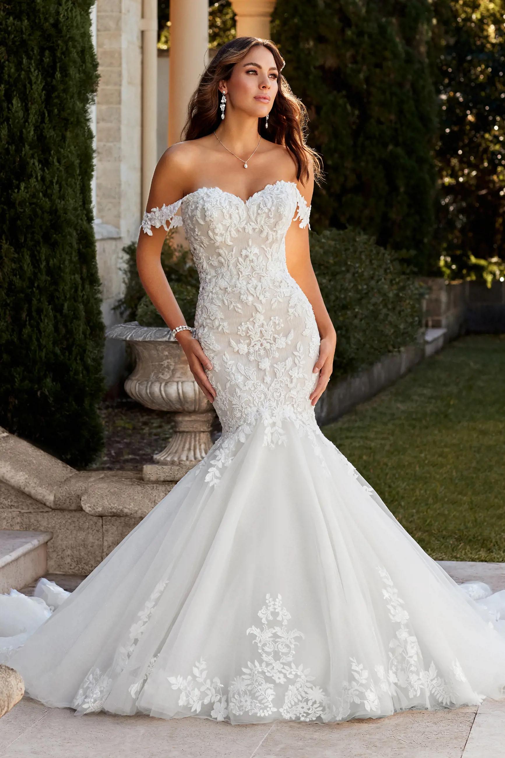 Sexy Mermaid Wedding Dress with Lace Details Aisha $1 autoplay loop mute thumbnail